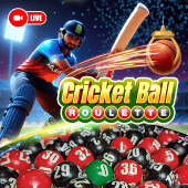 Cricket Ball Roulette live tile on FBM