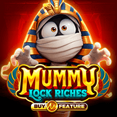 Mummy Lock Riches slot tile art on FBM